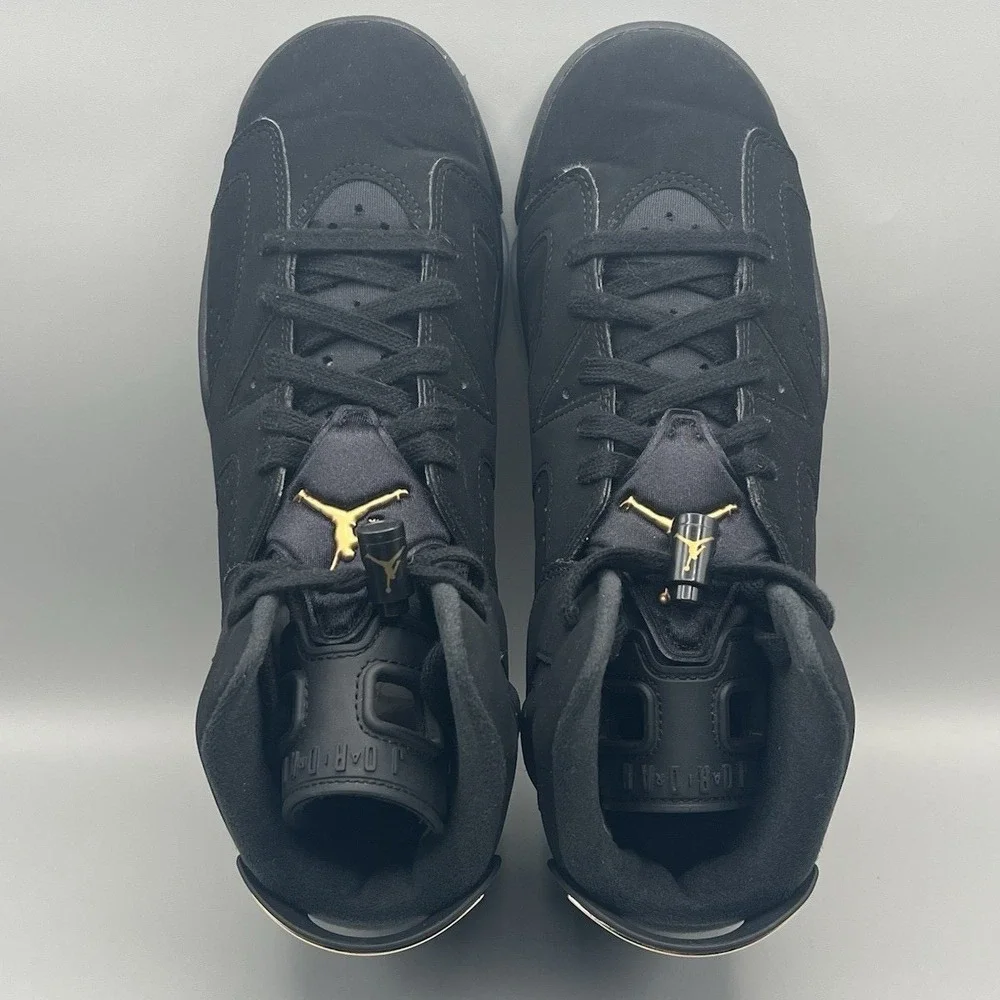 2020 Nike Air Jordan 6 DMP Gold Retro Shoes - Kids Youth Size 7 Women's Size 8.5